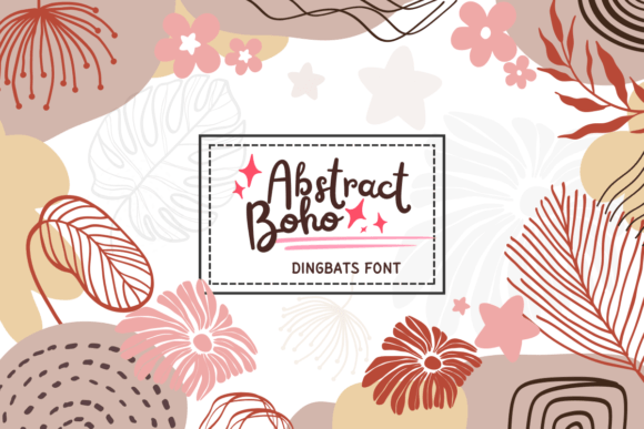 Abstract Boho Font Review