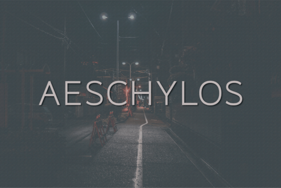 Aeschylos: A Modern Sans Serif for Editorial Elegance