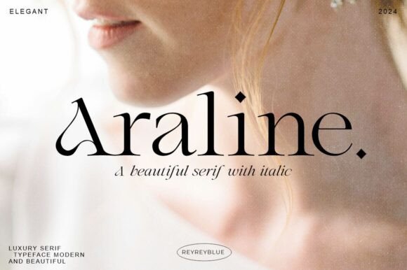 Araline: A Serif Typeface for Elegant Craft Projects