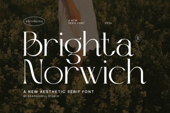 Brighta Norwich: An Elegant Serif Font for Modern Branding Projects