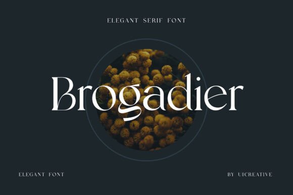 Brogadier: A Serif Font That Brings Charm to Handmade Products