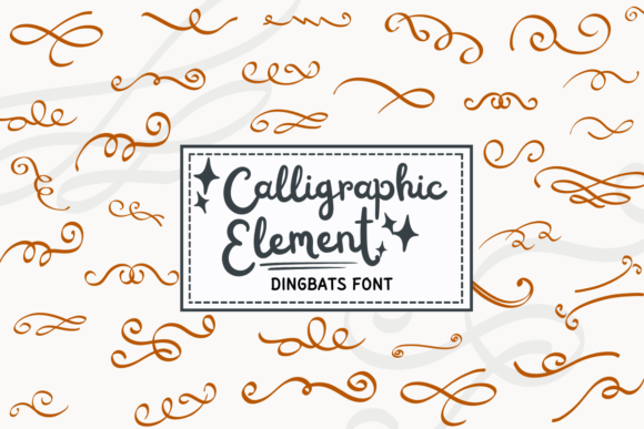 Calligraphy Element Font