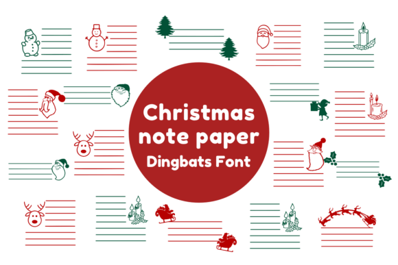 Christmas Note Paper Brings Festive Charm to Small Business Branding