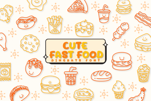 Cute Fast Food Font for Creative Design