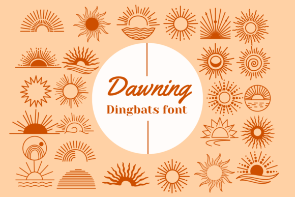 Dawning Dingbats Font for Modern Web Design