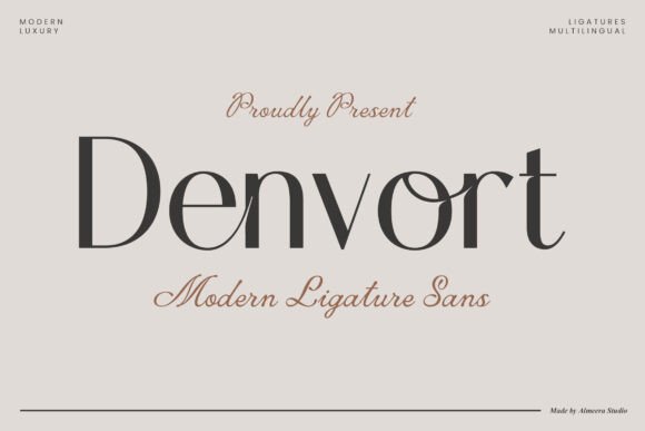 Denvort: Elegant Serif Typography for Editorial Design