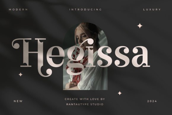 Elevate Editorial Design with Hegissa Serif Typeface