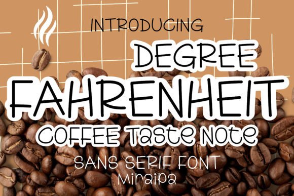Fahrenheit Font: Whimsical Sans Serif for Small Business Branding