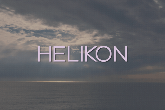 Helikon: A Modern Sans Serif for Web Design