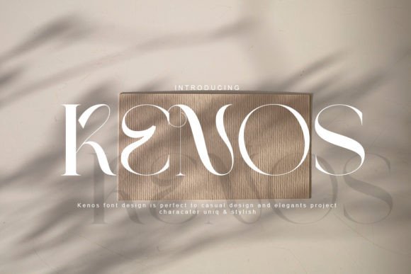 Kenos: A Refined Serif Font for Thoughtful Editorial Design