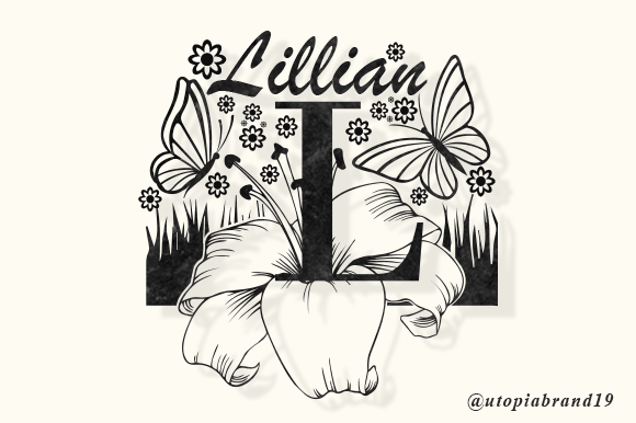 Lillian Monogram: A Decorative Typeface for Editorial Design
