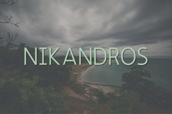 Nikandros: A Modern Sans Serif for Web Design
