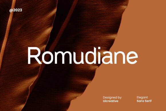 Romudiane: A Sans Serif Font That Elevates Digital Brand Experiences