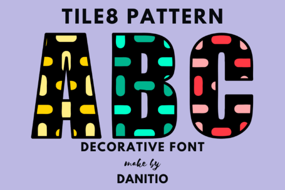 Tile8 Pattern: A Decorative Font That Adds Romance to Web Design