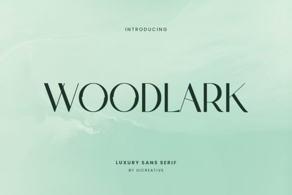 Woodlark: A Bold Sans Serif Font for Editorial Impact